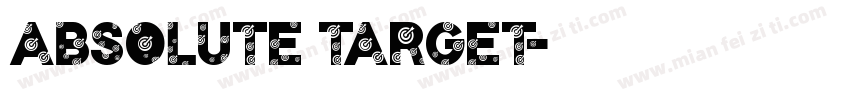 Absolute target字体转换
